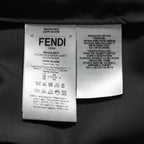 FENDI フェンディ / 24AW 美品 ロゴボタン ミリタリー ウールシャツ / 長袖シャツ / FW1319A5CH / size 48 (OLIVE GREEN)