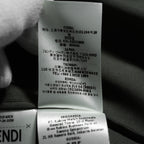 FENDI フェンディ / 24AW 美品 ロゴボタン ミリタリー ウールシャツ / 長袖シャツ / FW1319A5CH / size 48 (OLIVE GREEN)