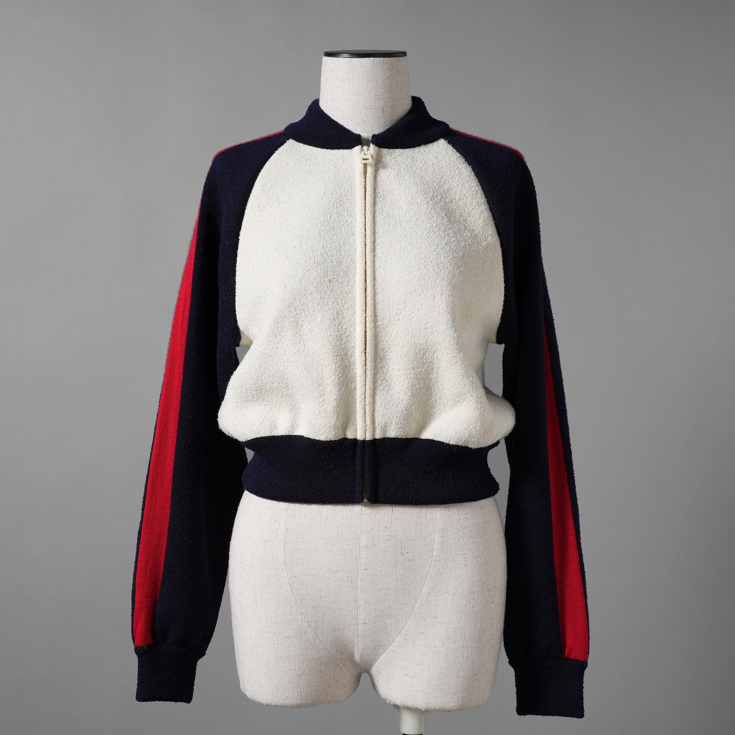 Christian Dior クリスチャンディオール / 21AW 美品 J'ADIOR PARIS ニット クロップド ボンバー ジャケット / 144V50AM350 / size 40 (マルチカラー) レディース