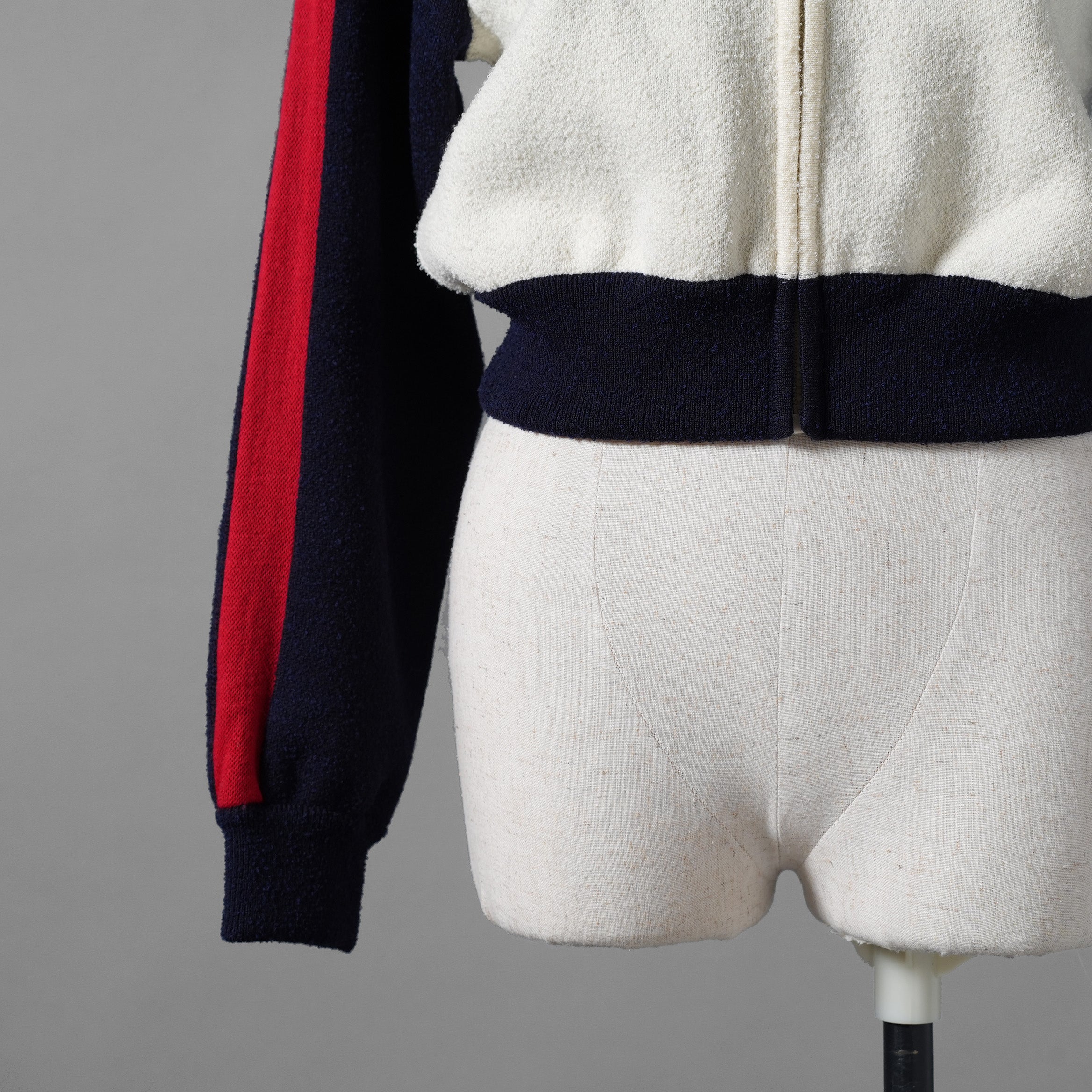 Christian Dior クリスチャンディオール / 21AW 美品 J'ADIOR PARIS ニット クロップド ボンバー ジャケット / 144V50AM350 / size 40 (マルチカラー) レディース