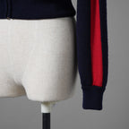 Christian Dior クリスチャンディオール / 21AW 美品 J'ADIOR PARIS ニット クロップド ボンバー ジャケット / 144V50AM350 / size 40 (マルチカラー) レディース