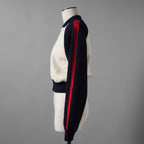 Christian Dior クリスチャンディオール / 21AW 美品 J'ADIOR PARIS ニット クロップド ボンバー ジャケット / 144V50AM350 / size 40 (マルチカラー) レディース