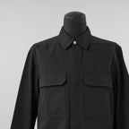 Rick Owens リックオウエンス / 美品 23AW OUTER SHIRT BONOTTO アウターシャツ 長袖シャツ / RL02C7234 TWRP / size 48 (BLACK) 352003-in-ue
