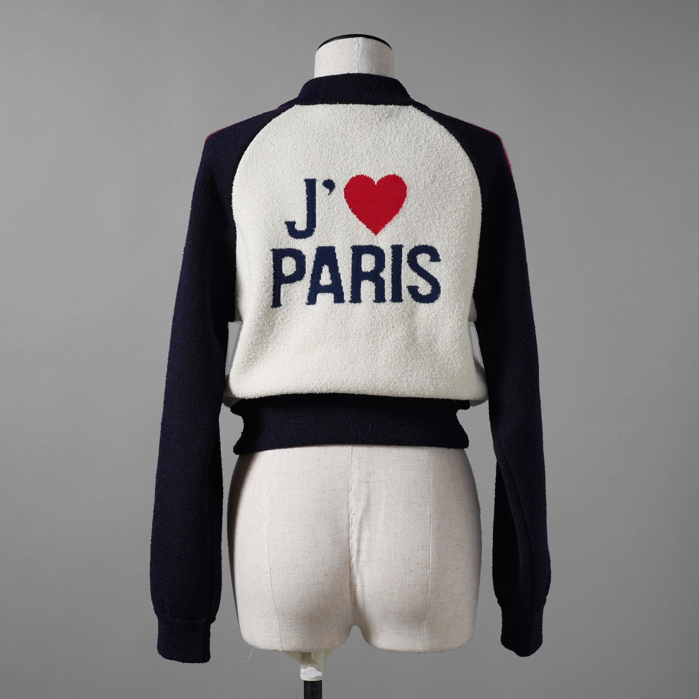 Christian Dior クリスチャンディオール / 21AW 美品 J'ADIOR PARIS ニット クロップド ボンバー ジャケット / 144V50AM350 / size 40 (マルチカラー) レディース