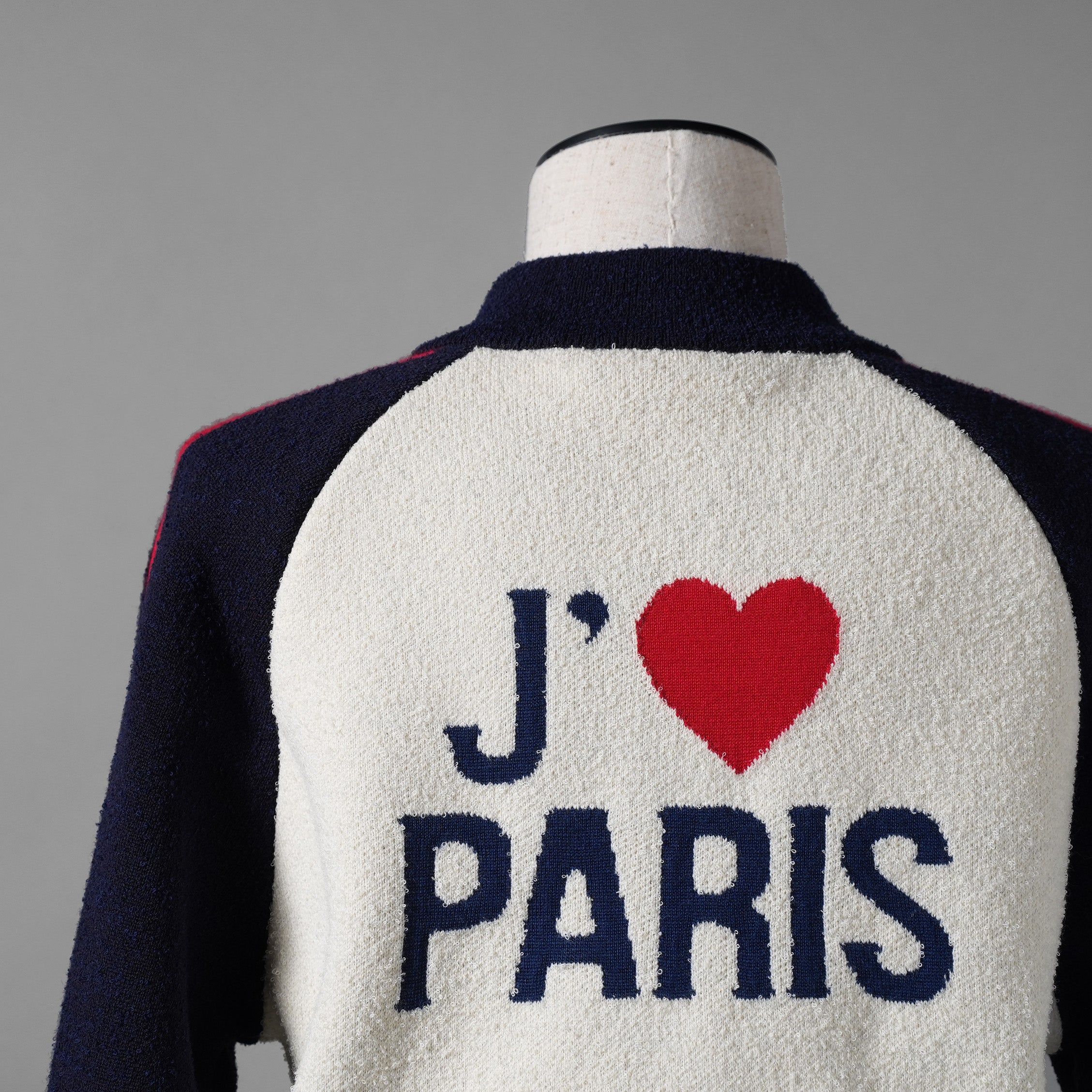 Christian Dior クリスチャンディオール / 21AW 美品 J'ADIOR PARIS ニット クロップド ボンバー ジャケット / 144V50AM350 / size 40 (マルチカラー) レディース