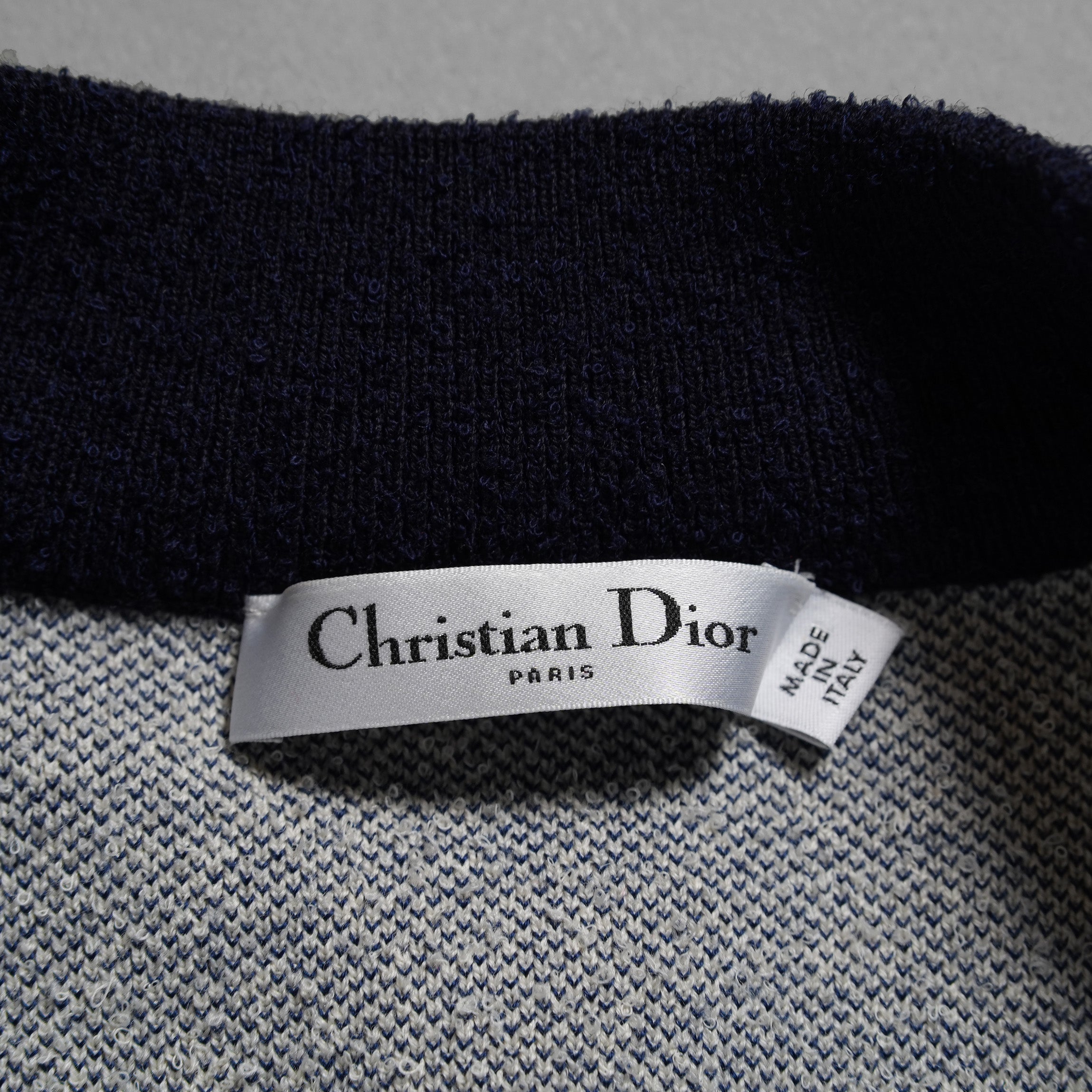 Christian Dior クリスチャンディオール / 21AW 美品 J'ADIOR PARIS ニット クロップド ボンバー ジャケット / 144V50AM350 / size 40 (マルチカラー) レディース