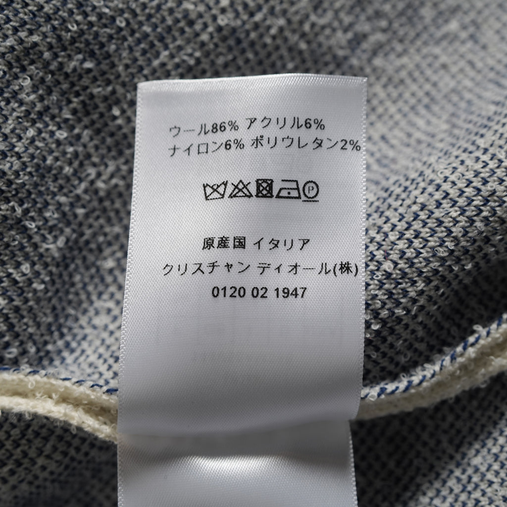 Christian Dior クリスチャンディオール / 21AW 美品 J'ADIOR PARIS ニット クロップド ボンバー ジャケット / 144V50AM350 / size 40 (マルチカラー) レディース