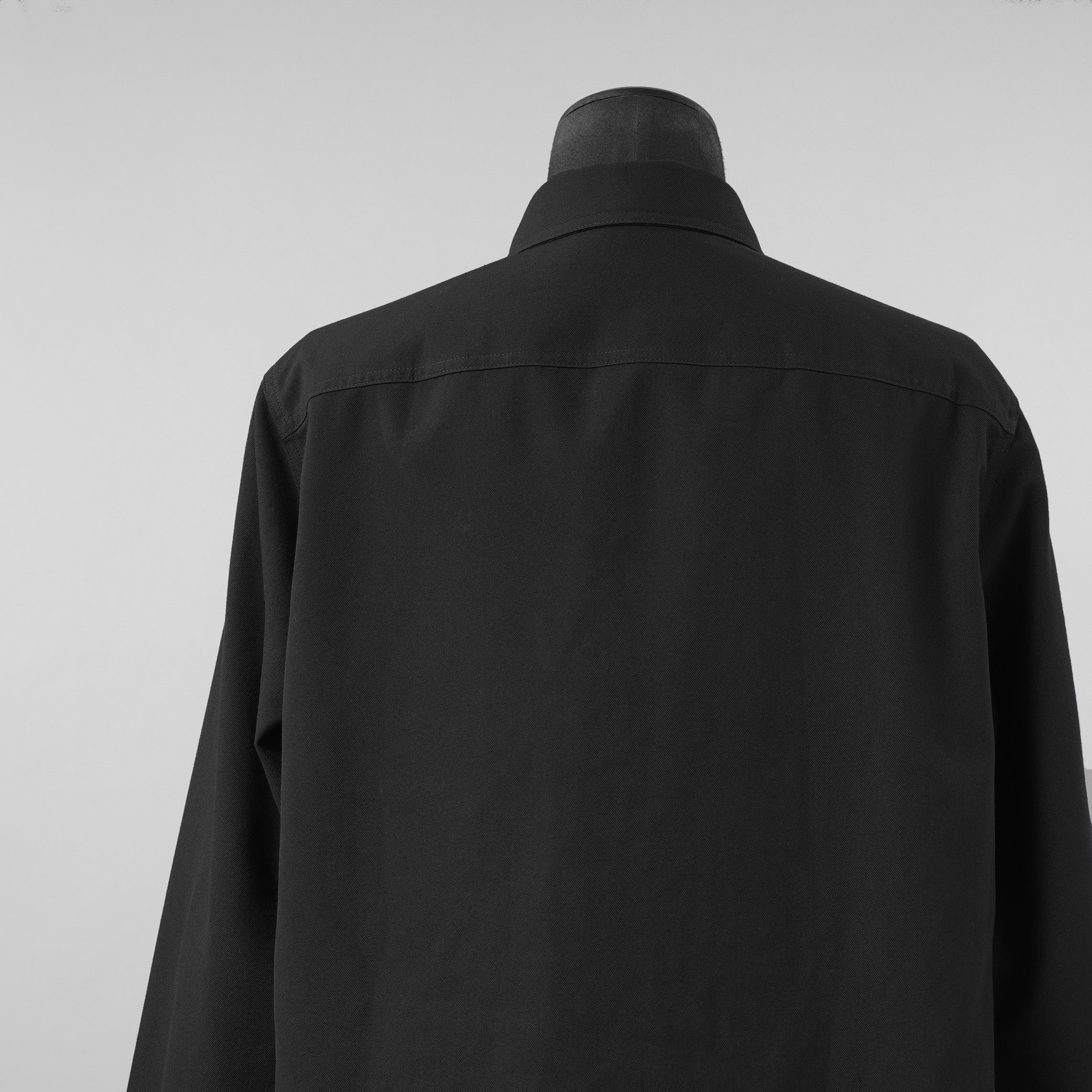 Rick Owens リックオウエンス / 美品 23AW OUTER SHIRT BONOTTO アウターシャツ 長袖シャツ / RL02C7234 TWRP / size 48 (BLACK) 352003-in-ue
