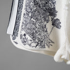 Christian Dior クリスチャンディオール / 22SS トワル ドゥ ジュイ  ロゴバンド ショートパンツ / コットンテリー / 213P17A4065 / size S (WHITE) レディース