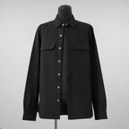 Rick Owens リックオウエンス / 美品 23AW OUTER SHIRT BONOTTO アウターシャツ 長袖シャツ / RL02C7234 TWRP / size 48 (BLACK) 352003-in-ue