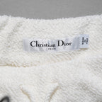 Christian Dior クリスチャンディオール / 22SS トワル ドゥ ジュイ  ロゴバンド ショートパンツ / コットンテリー / 213P17A4065 / size S (WHITE) レディース