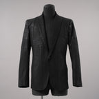 未使用 kiryuyrik キリュウキリュウ / 25SS UNIONJACK Jacket ユニオンジャケット ブラックコーティング ジャケット / KT-HJ06-600CTNG / size M (BLACK) 123002-alm