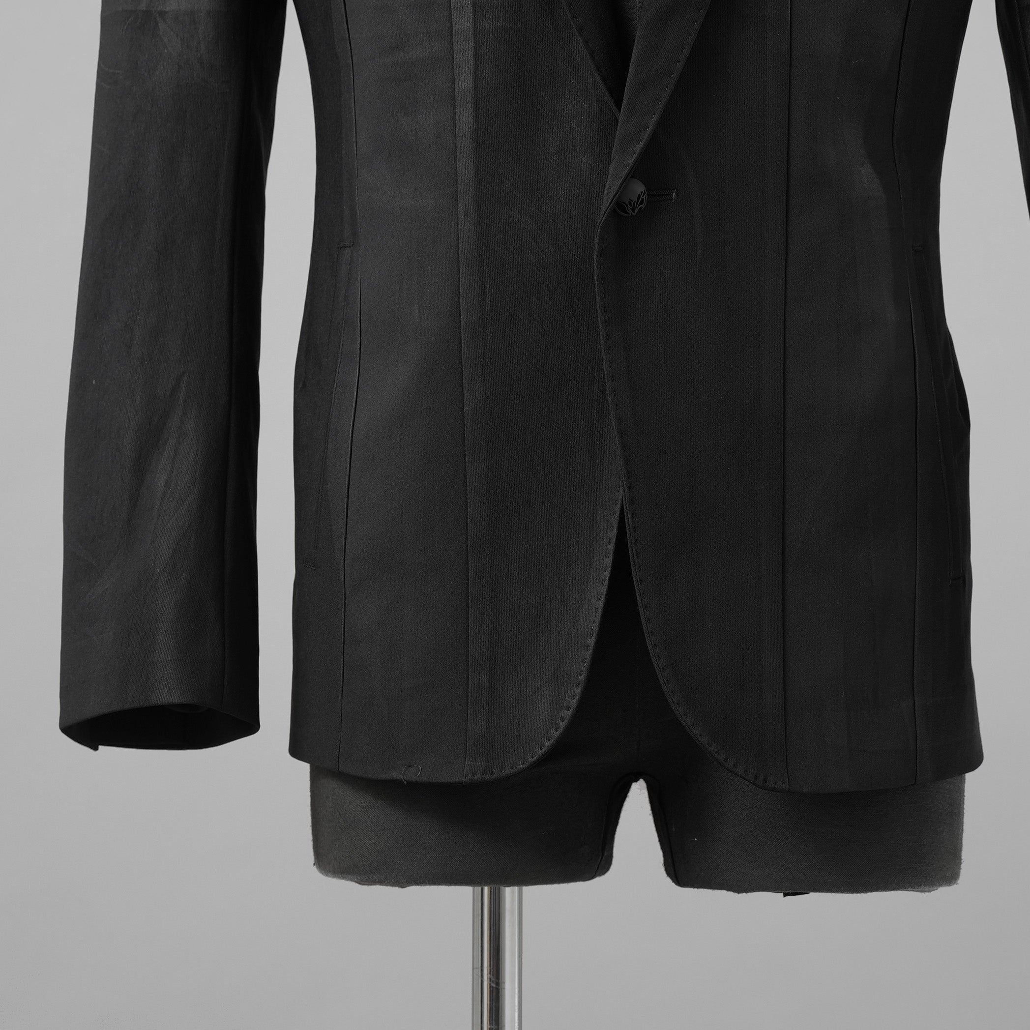 未使用 kiryuyrik キリュウキリュウ / 25SS UNIONJACK Jacket ユニオンジャケット ブラックコーティング ジャケット / KT-HJ06-600CTNG / size M (BLACK) 123002-alm