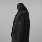 未使用 kiryuyrik キリュウキリュウ / 25SS UNIONJACK Jacket ユニオンジャケット ブラックコーティング ジャケット / KT-HJ06-600CTNG / size M (BLACK) 123002-alm