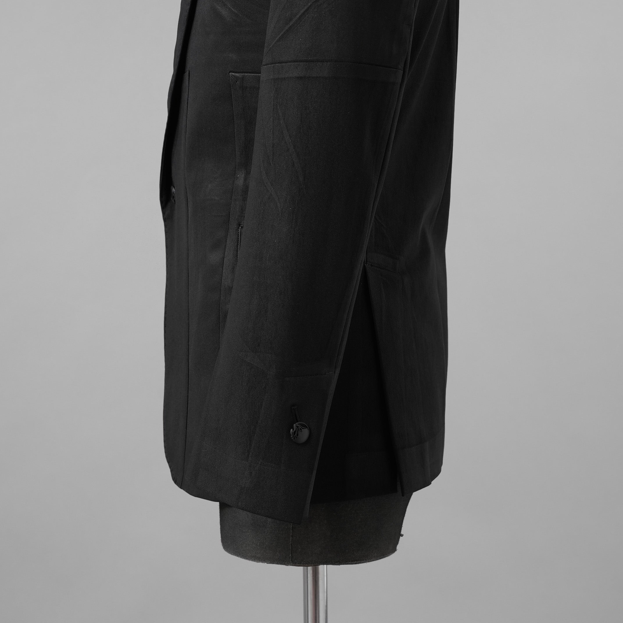 未使用 kiryuyrik キリュウキリュウ / 25SS UNIONJACK Jacket ユニオンジャケット ブラックコーティング ジャケット / KT-HJ06-600CTNG / size M (BLACK) 123002-alm
