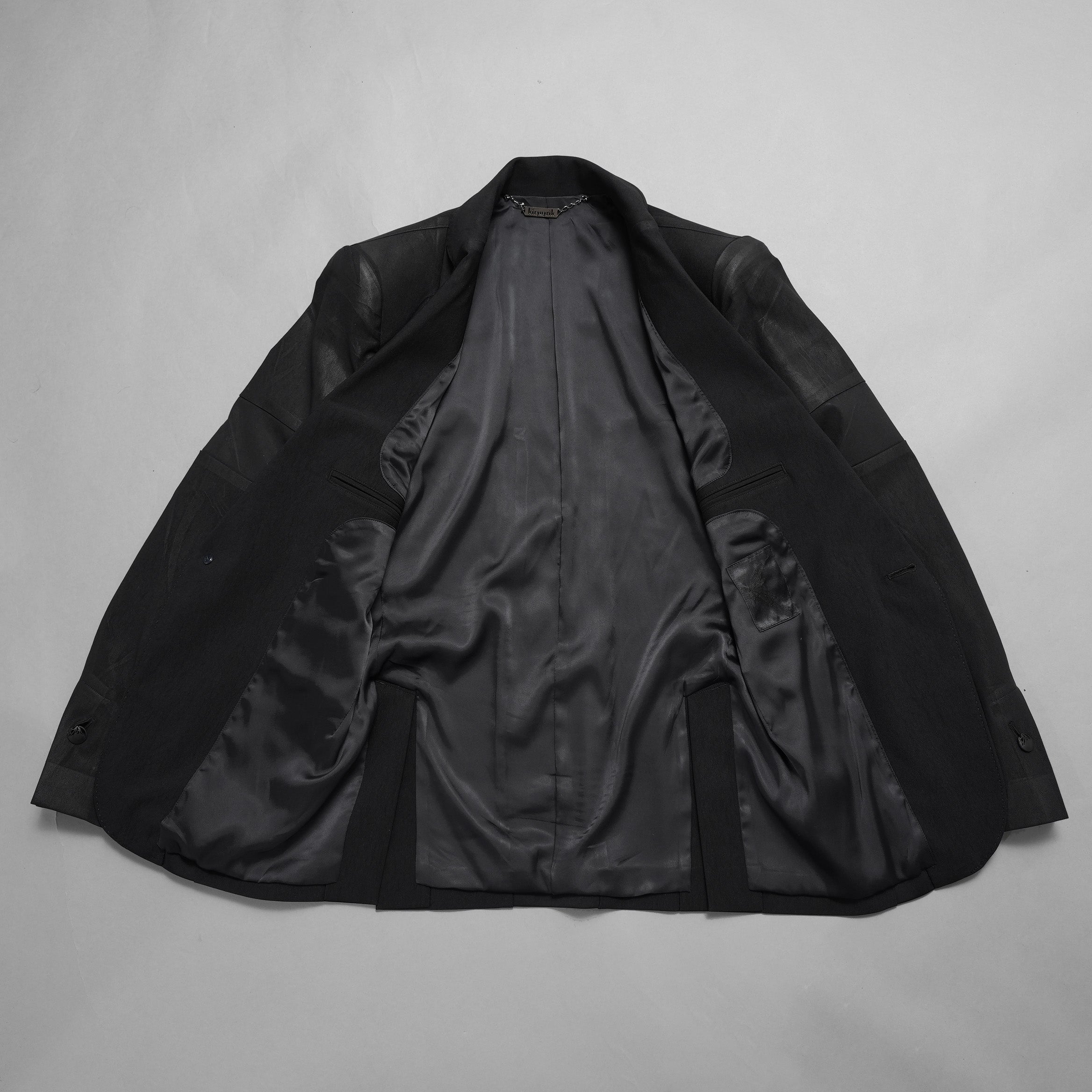 未使用 kiryuyrik キリュウキリュウ / 25SS UNIONJACK Jacket ユニオンジャケット ブラックコーティング ジャケット / KT-HJ06-600CTNG / size M (BLACK) 123002-alm