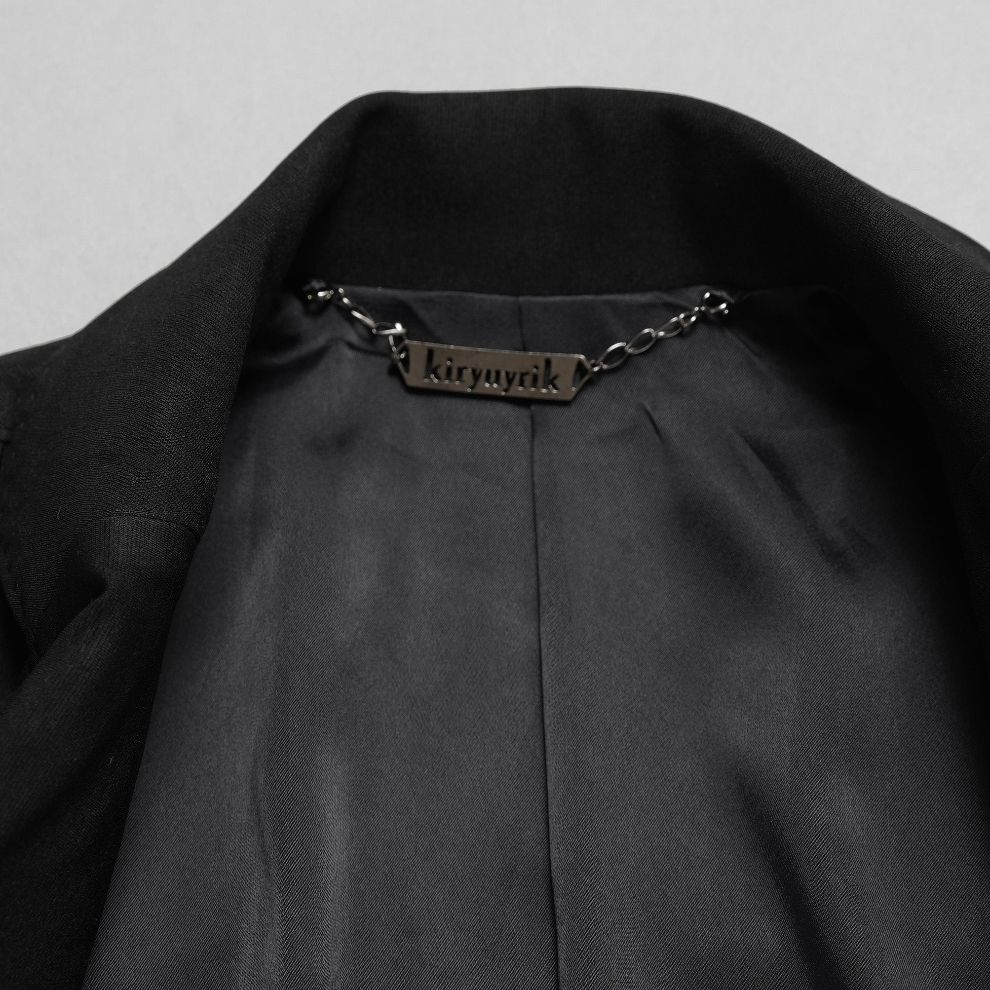 未使用 kiryuyrik キリュウキリュウ / 25SS UNIONJACK Jacket ユニオンジャケット ブラックコーティング ジャケット / KT-HJ06-600CTNG / size M (BLACK) 123002-alm