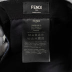 FENDI フェンディ/ 21SS 美品 アースジャガード ズッカ柄 ベースボールキャップ / FXQ768AIK8 / size FREE (NAVY)