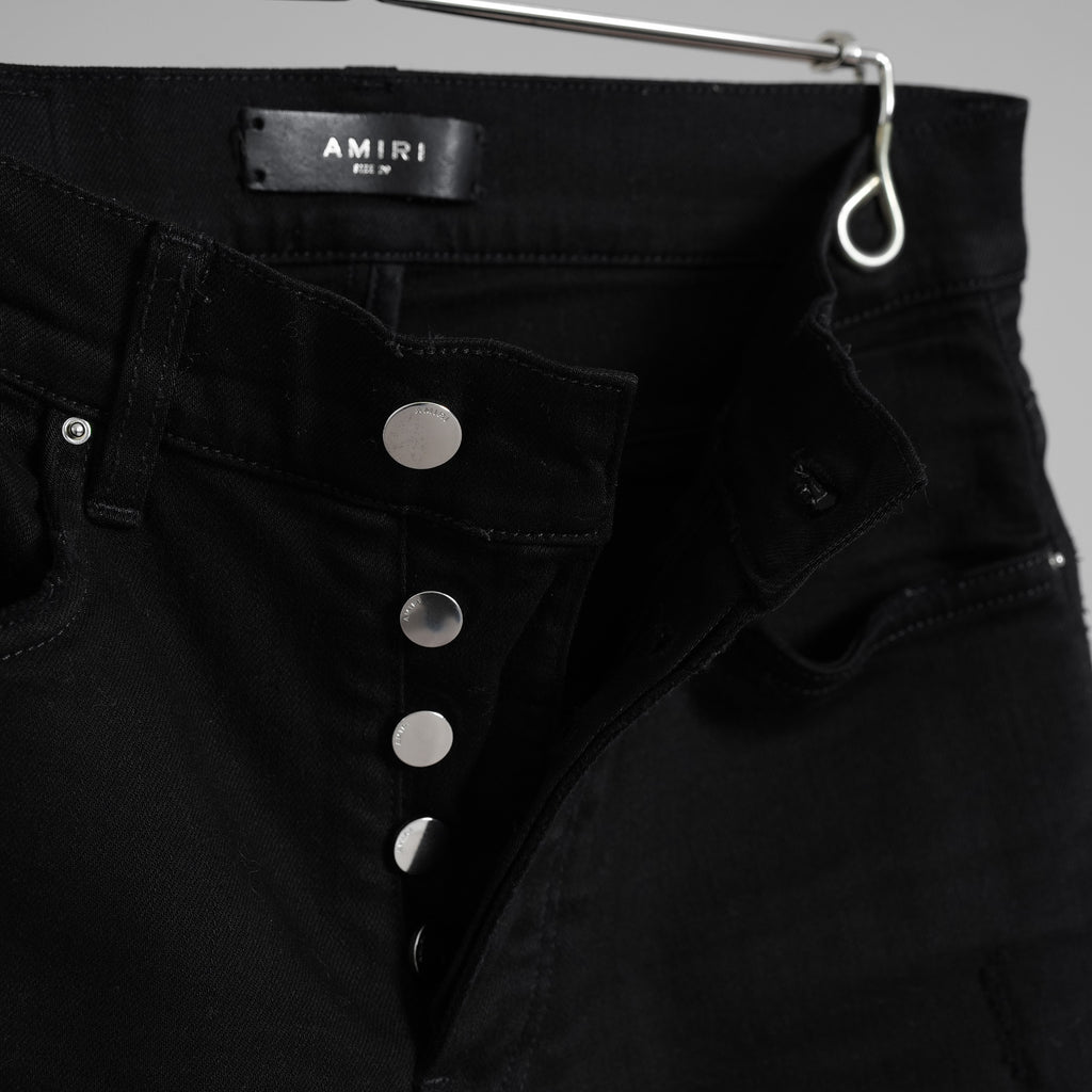 AMIRI アミリ / stack jean denim スキニー ストレッチデニム パンツ / size 29 (BLACK) 352212-in-ue