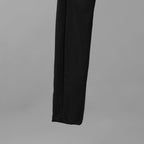 未使用 kiryuyrik キリュウキリュウ / 23AW High Tension Jersey Coating UNIONJACK Skinny Slacks ユニオンジャック スキニー スラックス パンツ / KT-HP14-600CTNG / size M (BLACK) 123001-alm