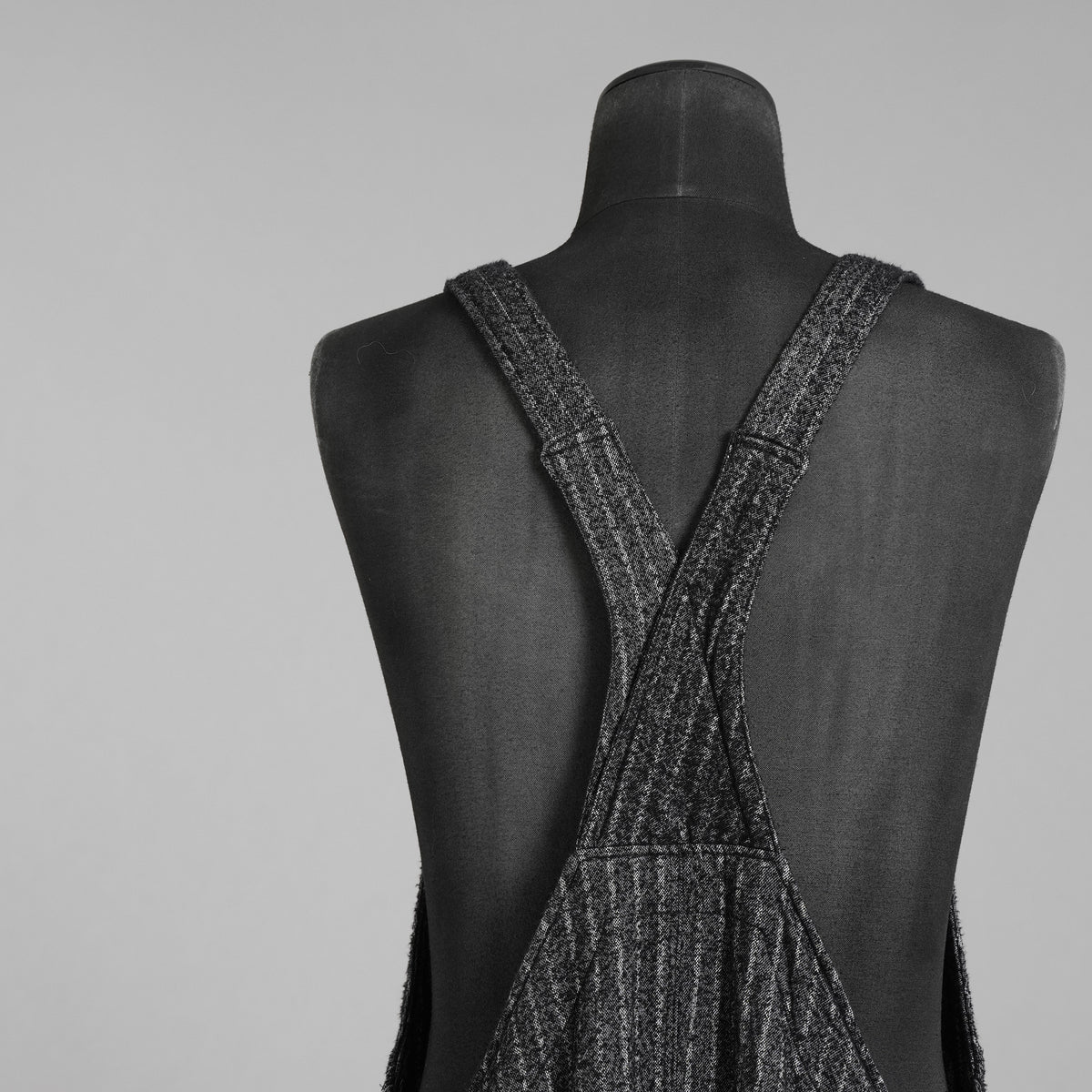 A.F ARTEFACT エーエフ アーティファクト / 美品 20SS Crease Process Overalls サロペット パンツ / size 2 (BLACK) 123076-alm