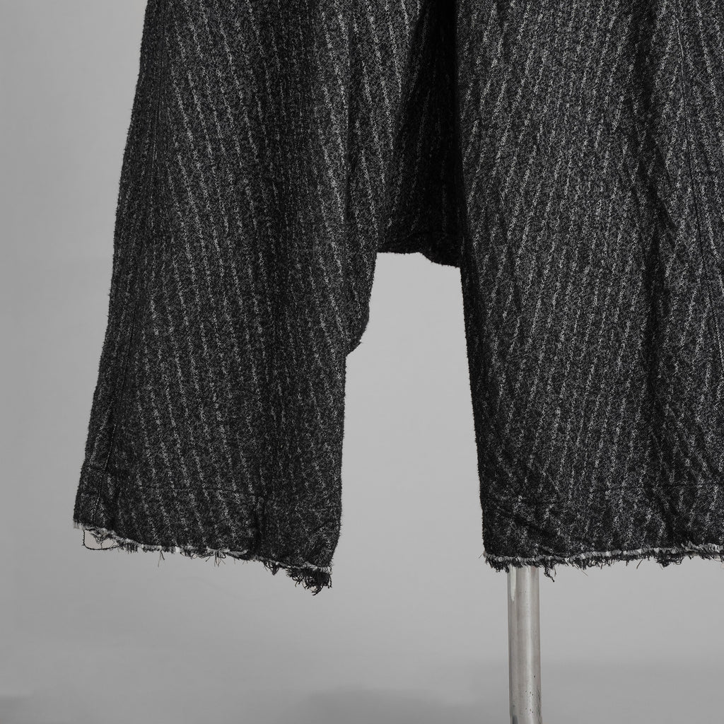 A.F ARTEFACT エーエフ アーティファクト / 美品 20SS Crease Process Overalls サロペット パンツ / size 2 (BLACK) 123076-alm