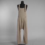 ISAMU KATAYAMA BACKLASH イサムカタヤマ バックラッシュ / 新品 サンプル品 24SS LINEN OVERALLS リネンオーバーオール サロペット パンツ / 2112-03 / size M (BEIGE) 123077-alm