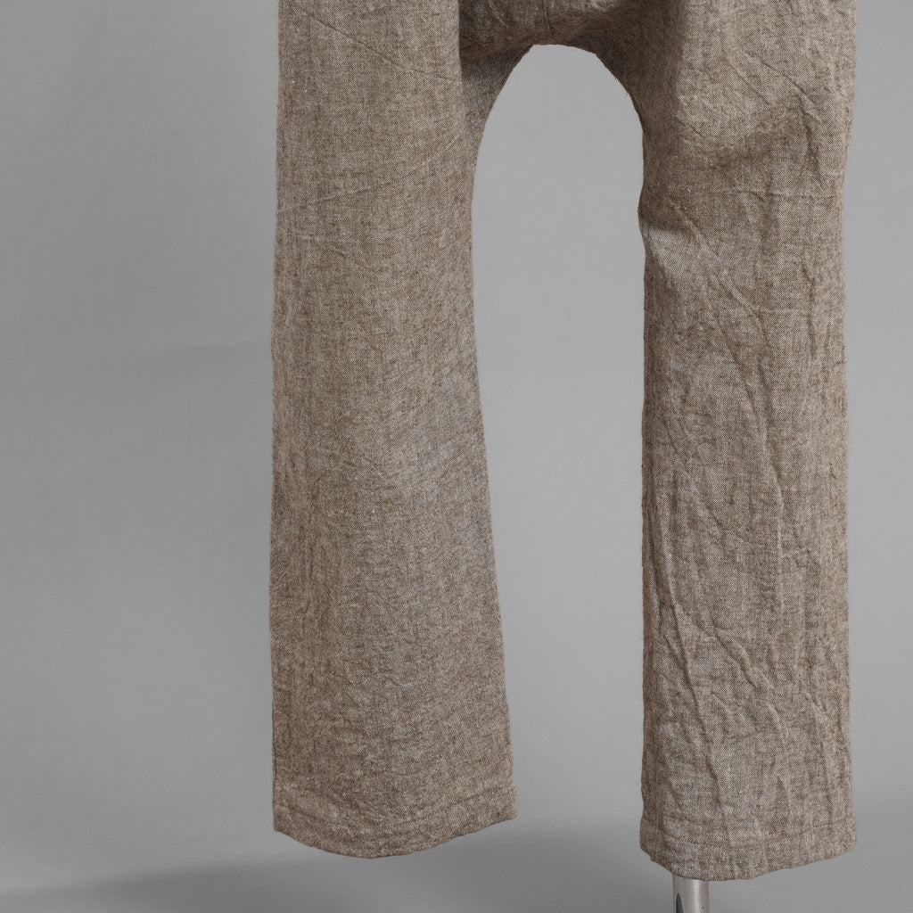 ISAMU KATAYAMA BACKLASH イサムカタヤマ バックラッシュ / 新品 サンプル品 24SS LINEN OVERALLS リネンオーバーオール サロペット パンツ / 2112-03 / size M (BEIGE) 123077-alm