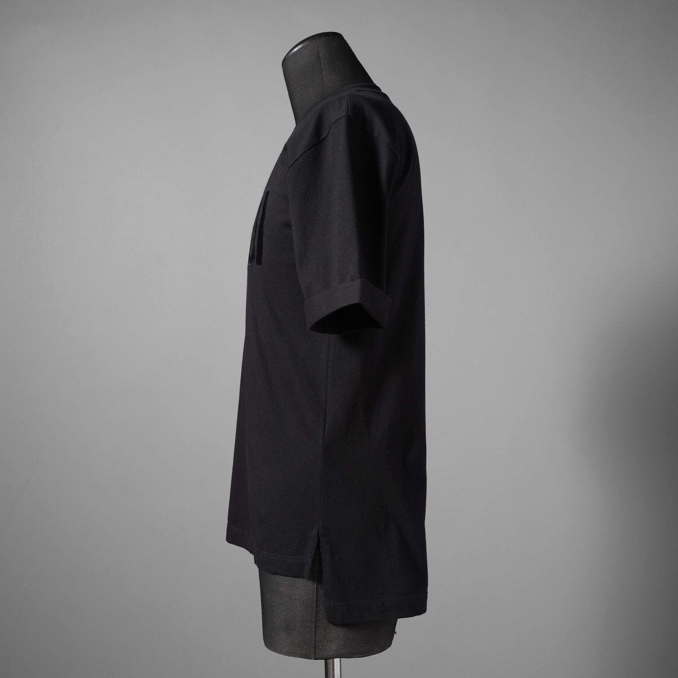 FENDI フェンディ / 19SS 美品 ミンクファーロゴ 半袖Tシャツ / ズッカ柄 / FS7184 A5HQ / size XXS (BLACK) ユニセックス