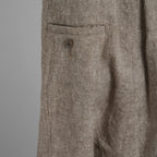 ISAMU KATAYAMA BACKLASH イサムカタヤマ バックラッシュ / 新品 サンプル品 24SS LINEN OVERALLS リネンオーバーオール サロペット パンツ / 2112-03 / size M (BEIGE) 123077-alm