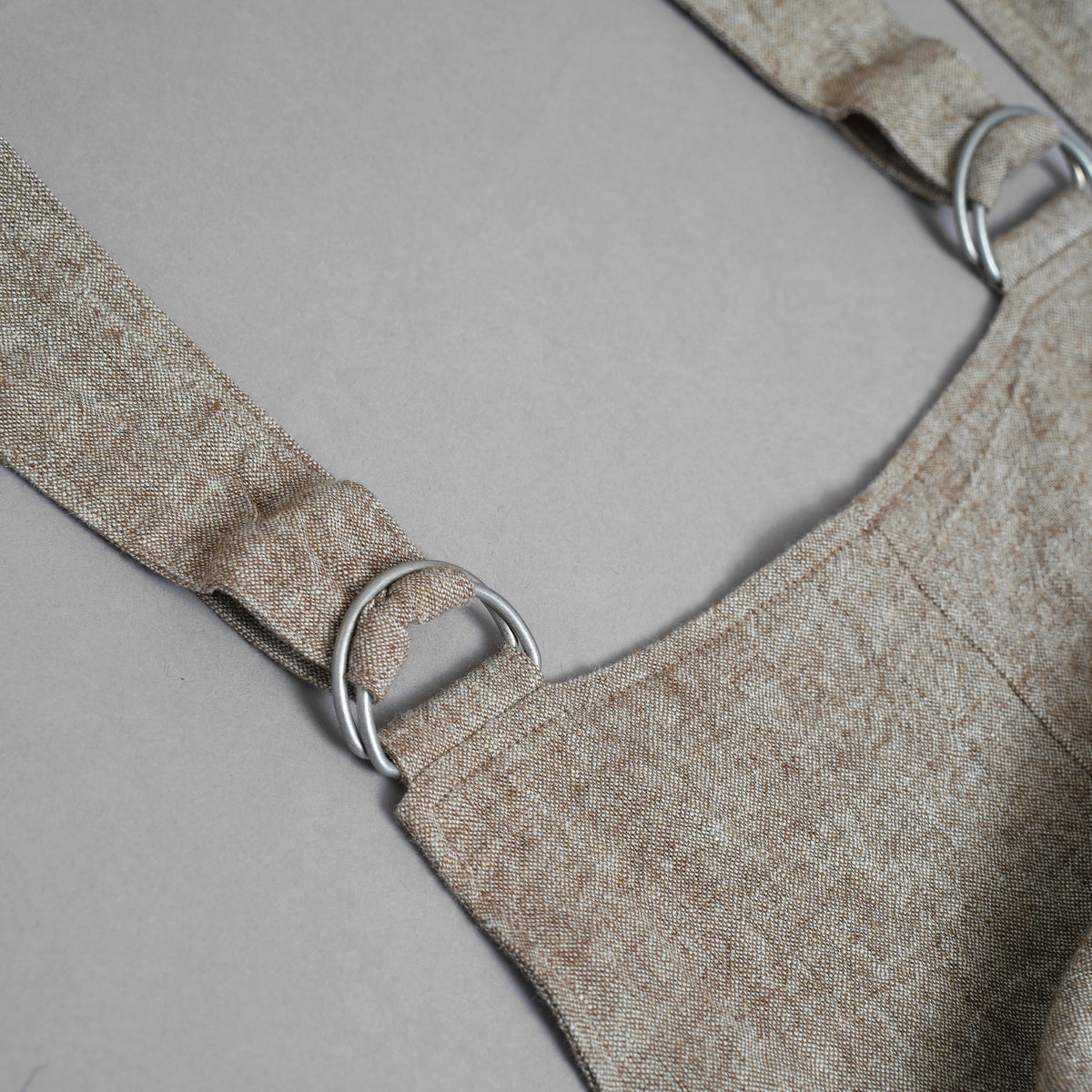 ISAMU KATAYAMA BACKLASH イサムカタヤマ バックラッシュ / 新品 サンプル品 24SS LINEN OVERALLS リネンオーバーオール サロペット パンツ / 2112-03 / size M (BEIGE) 123077-alm