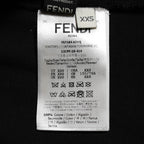 FENDI フェンディ / 19SS 美品 ミンクファーロゴ 半袖Tシャツ / ズッカ柄 / FS7184 A5HQ / size XXS (BLACK) ユニセックス