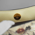 GUCCI グッチ / 希少 美品 2021年 グッチ ダイアナ パイソン ミニ  トートバッグ ショルダーバッグ / 655661 / PYTHON x ORENGE /   352213-izm
