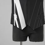 新品 kiryuyrik キリュウキリュウ / 24AW Union Jack Jersey Zip Vest ユニオンジャック ジャージ ジップ ベスト / KS-HV11-602 / size M (BLACK) 123003-alm