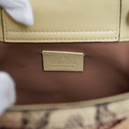GUCCI グッチ / 希少 美品 2021年 グッチ ダイアナ パイソン ミニ  トートバッグ ショルダーバッグ / 655661 / PYTHON x ORENGE /   352213-izm