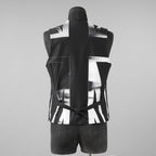 新品 kiryuyrik キリュウキリュウ / 24AW Union Jack Jersey Zip Vest ユニオンジャック ジャージ ジップ ベスト / KS-HV11-602 / size M (BLACK) 123003-alm