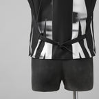 新品 kiryuyrik キリュウキリュウ / 24AW Union Jack Jersey Zip Vest ユニオンジャック ジャージ ジップ ベスト / KS-HV11-602 / size M (BLACK) 123003-alm