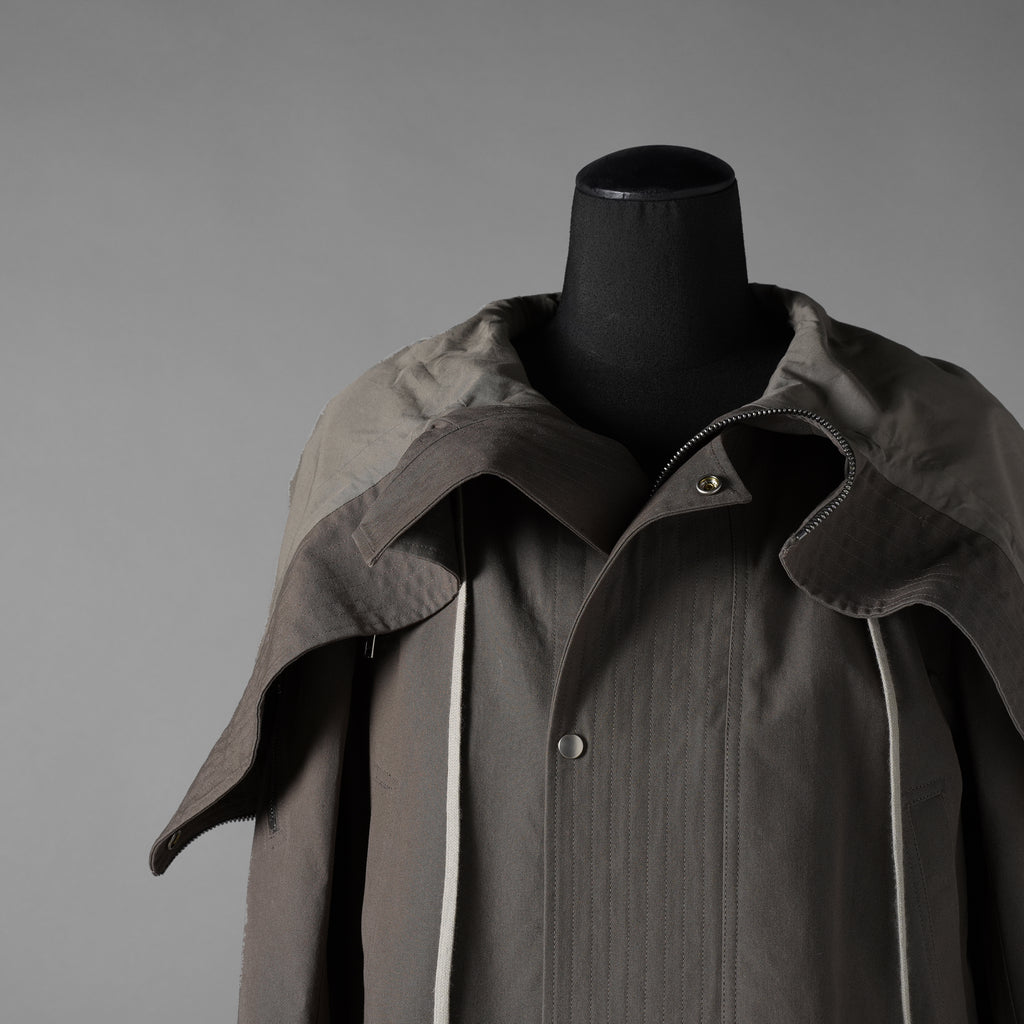 Rick Owensリックオウエンス / 美品 25SS Hollywood Headon Cropped Headon Parka / マウンテンパーカー ジャケット/ RL01E5718 CCVS / size 48 (SMOG)