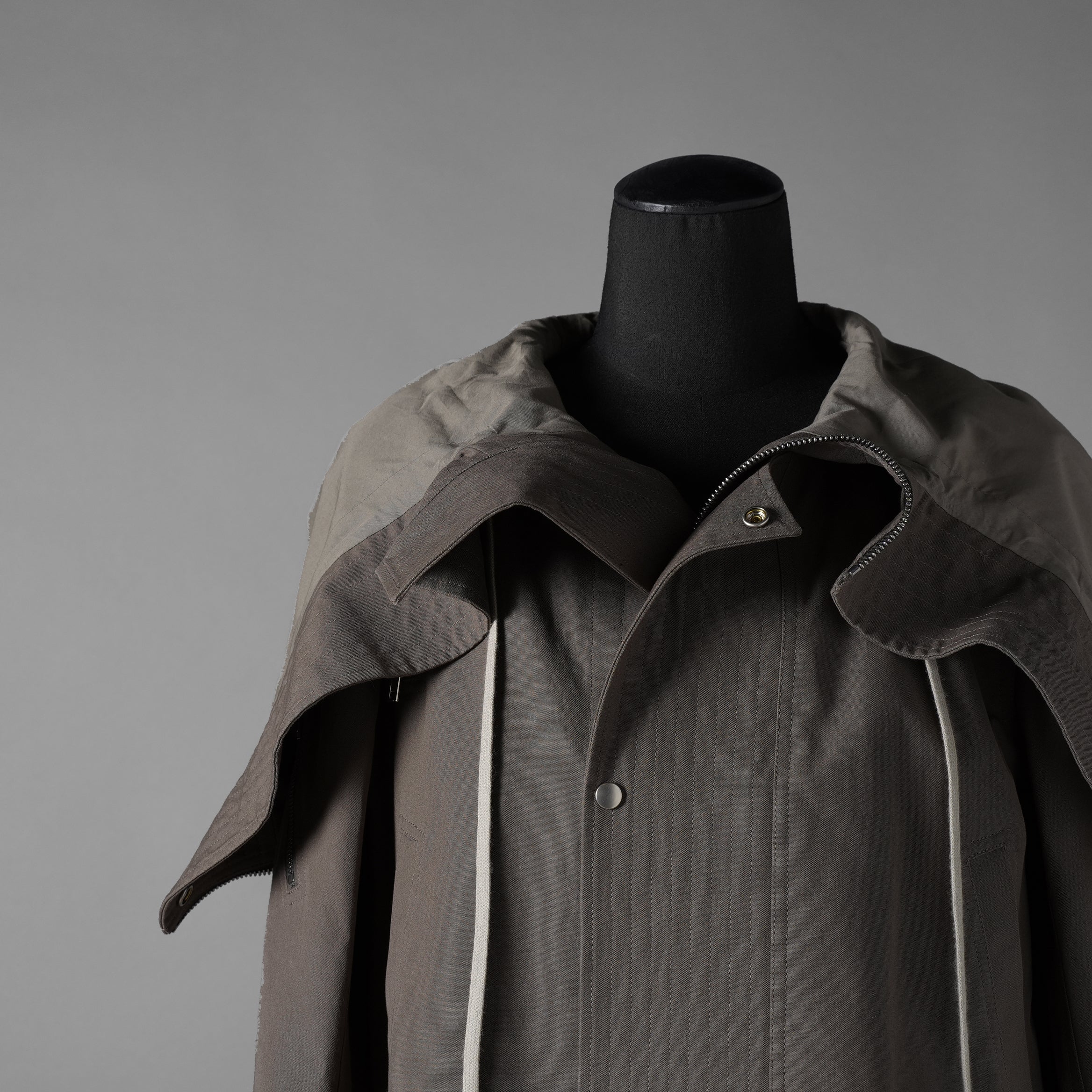 Rick Owensリックオウエンス / 美品 25SS Hollywood Headon Cropped Headon Parka / マウンテンパーカー ジャケット/ RL01E5718 CCVS / size 48 (SMOG)