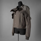 Rick Owensリックオウエンス / 美品 25SS Hollywood Headon Cropped Headon Parka / マウンテンパーカー ジャケット/ RL01E5718 CCVS / size 48 (SMOG)