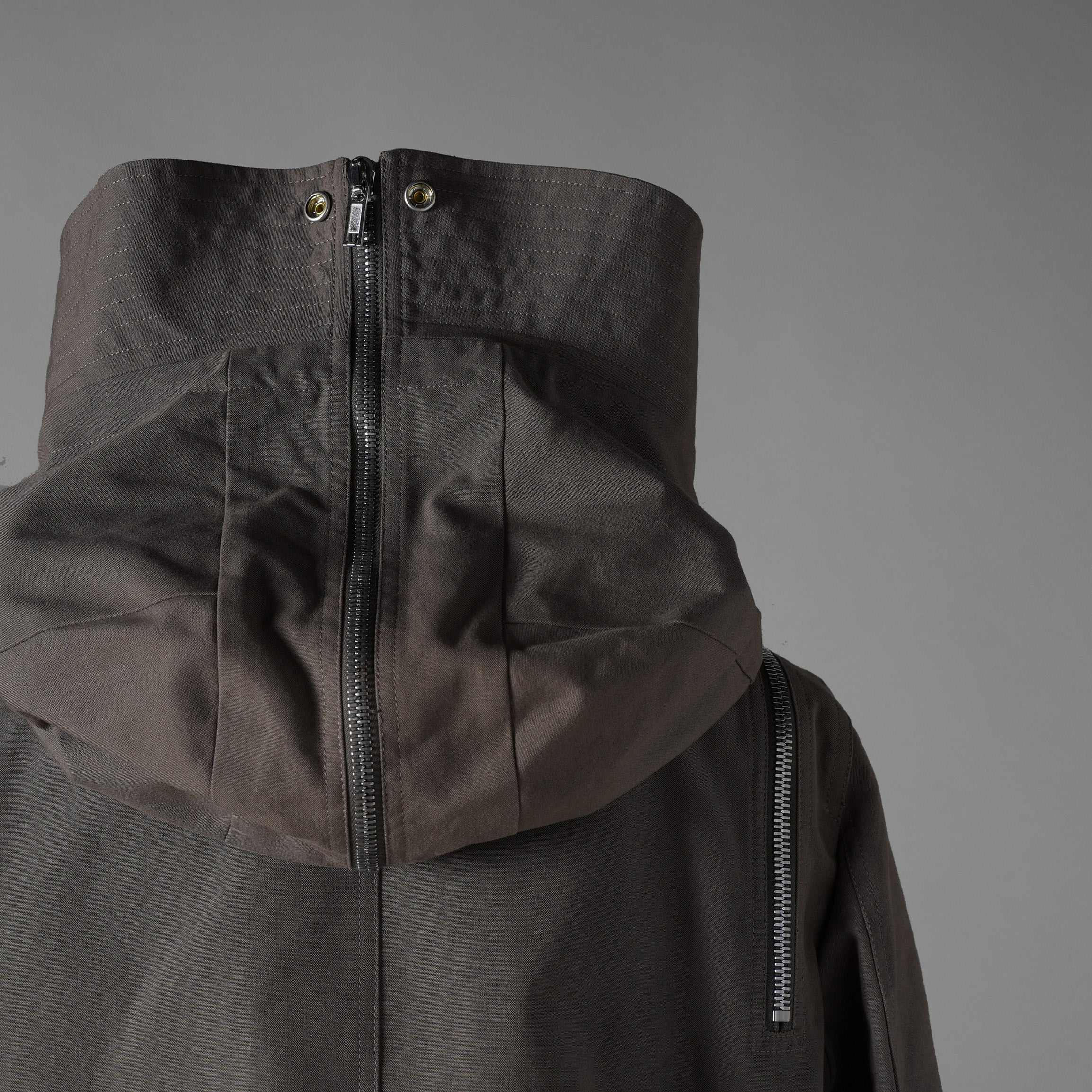 Rick Owensリックオウエンス / 美品 25SS Hollywood Headon Cropped Headon Parka / マウンテンパーカー ジャケット/ RL01E5718 CCVS / size 48 (SMOG)