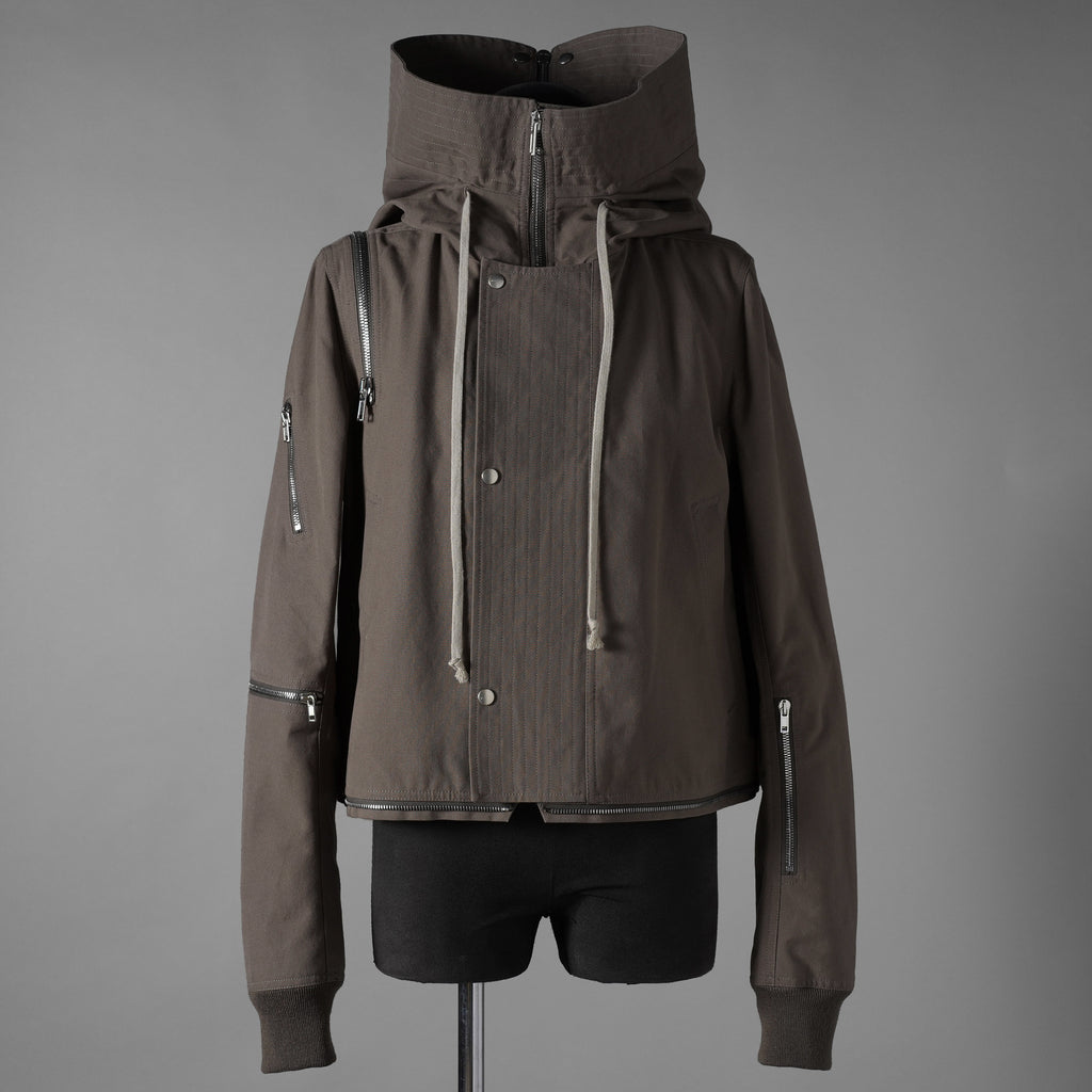 Rick Owensリックオウエンス / 美品 25SS Hollywood Headon Cropped Headon Parka / マウンテンパーカー ジャケット/ RL01E5718 CCVS / size 48 (SMOG)