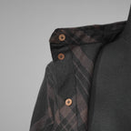 Aleksandr Manamis アレクサンダー マナミス / 美品 21SS Crossed Plaid Shirt ロングシャツ 長袖シャツ / size 2 (BLACK) 352005-ymu