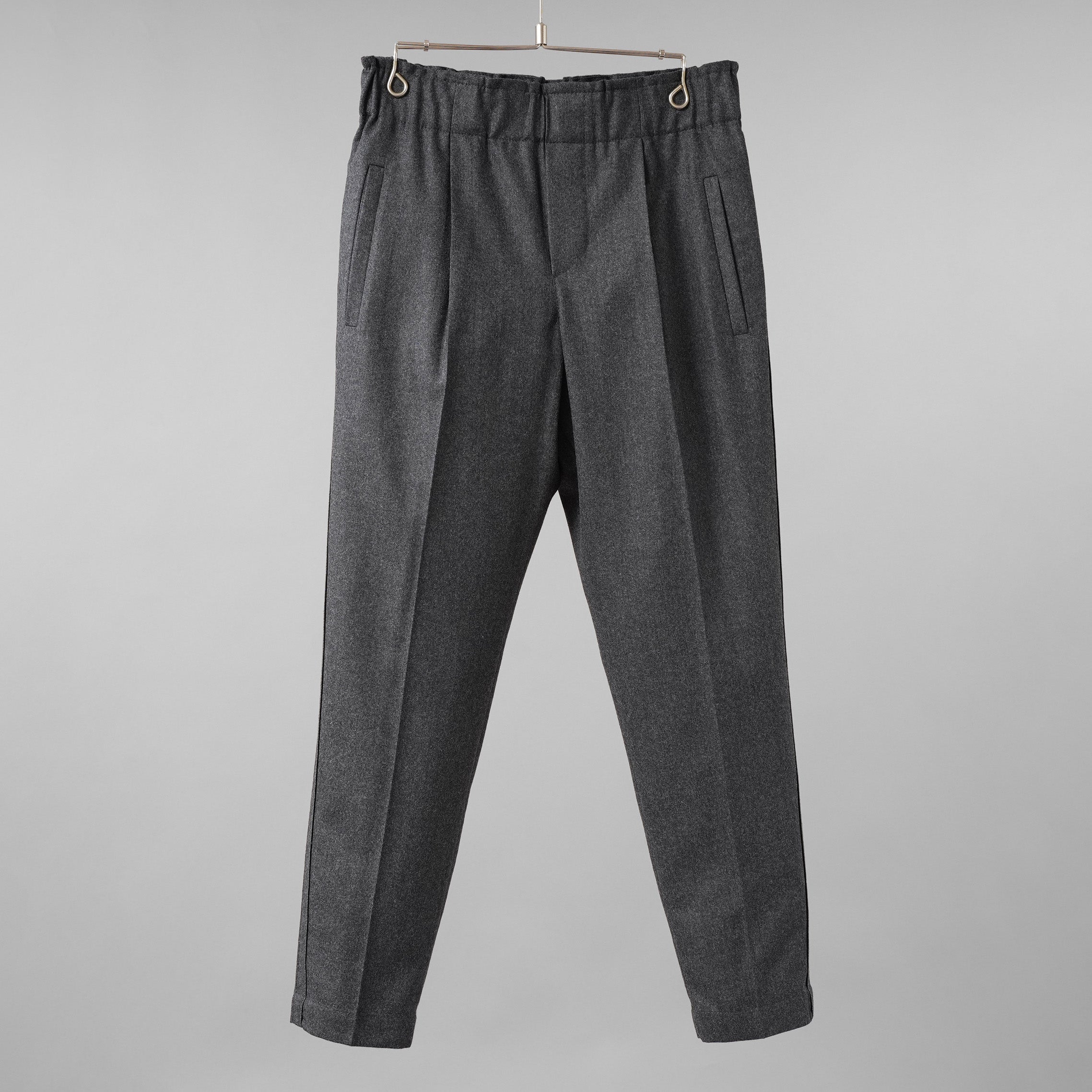 BRUNELLO CUCHINELLI ブルネロクチネリ / 美品 20AW ウール イージーパンツ パンツ / ME226P7041 / size 40 (GRAY) レディース 352004-izm