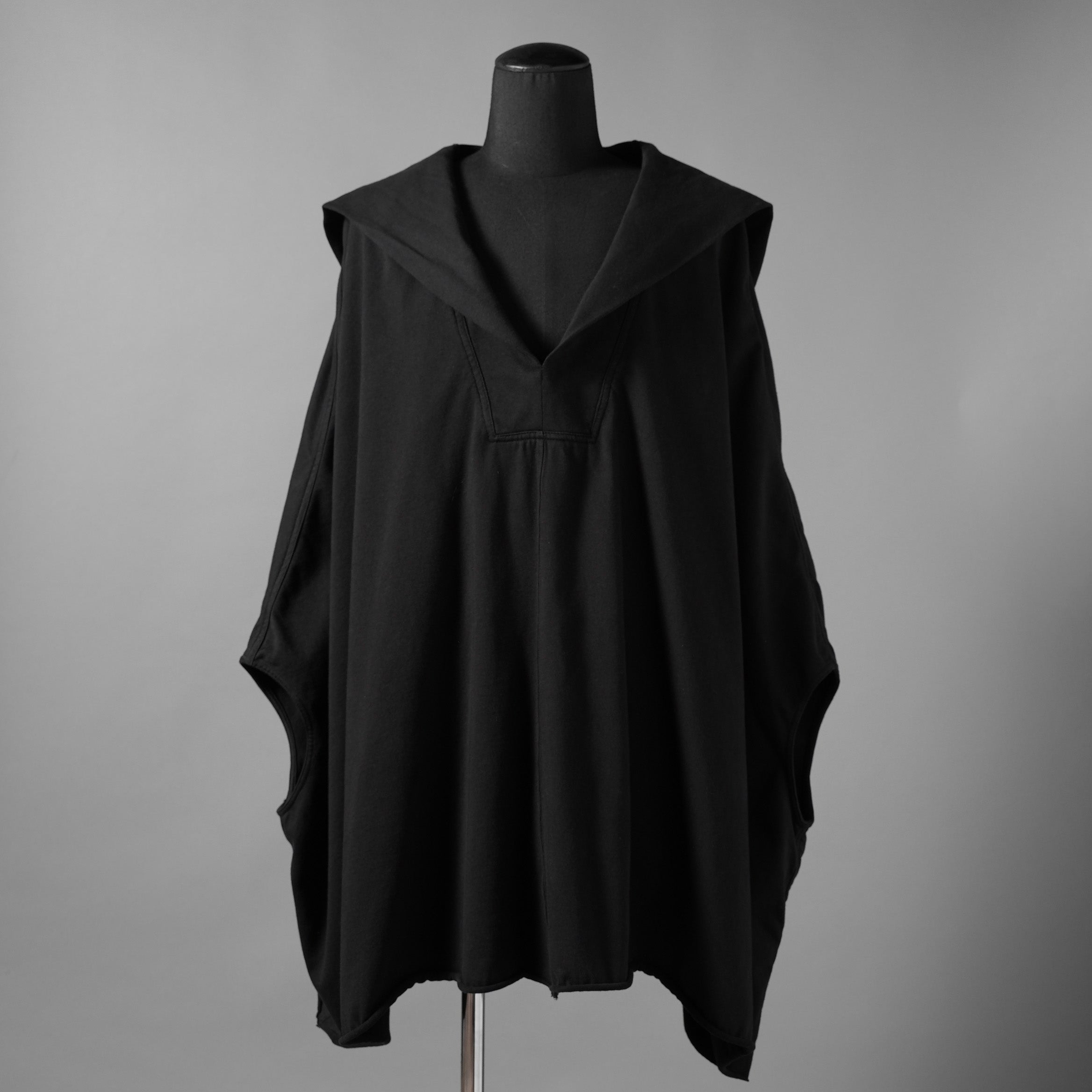 Rick Owens リックオウエンス / 25SS HOODED KAFTAN フーデッド カフタン ドレス / RR02C7683-CHWSR / ONE SIZE (BLACK)
