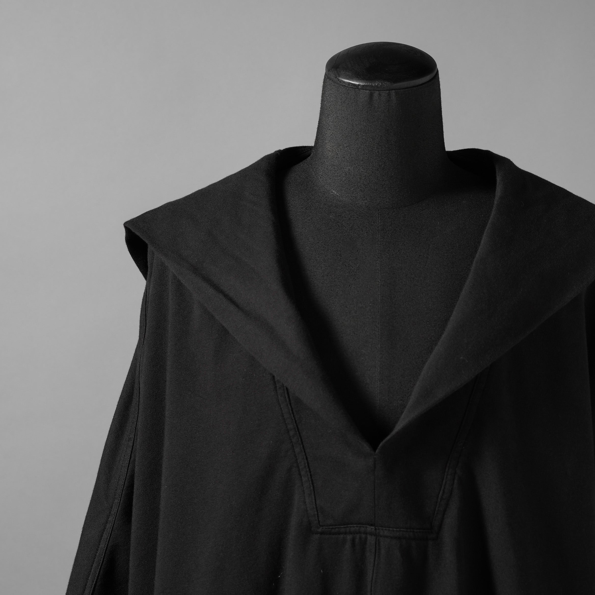 Rick Owens リックオウエンス / 25SS HOODED KAFTAN フーデッド カフタン ドレス / RR02C7683-CHWSR / ONE SIZE (BLACK)