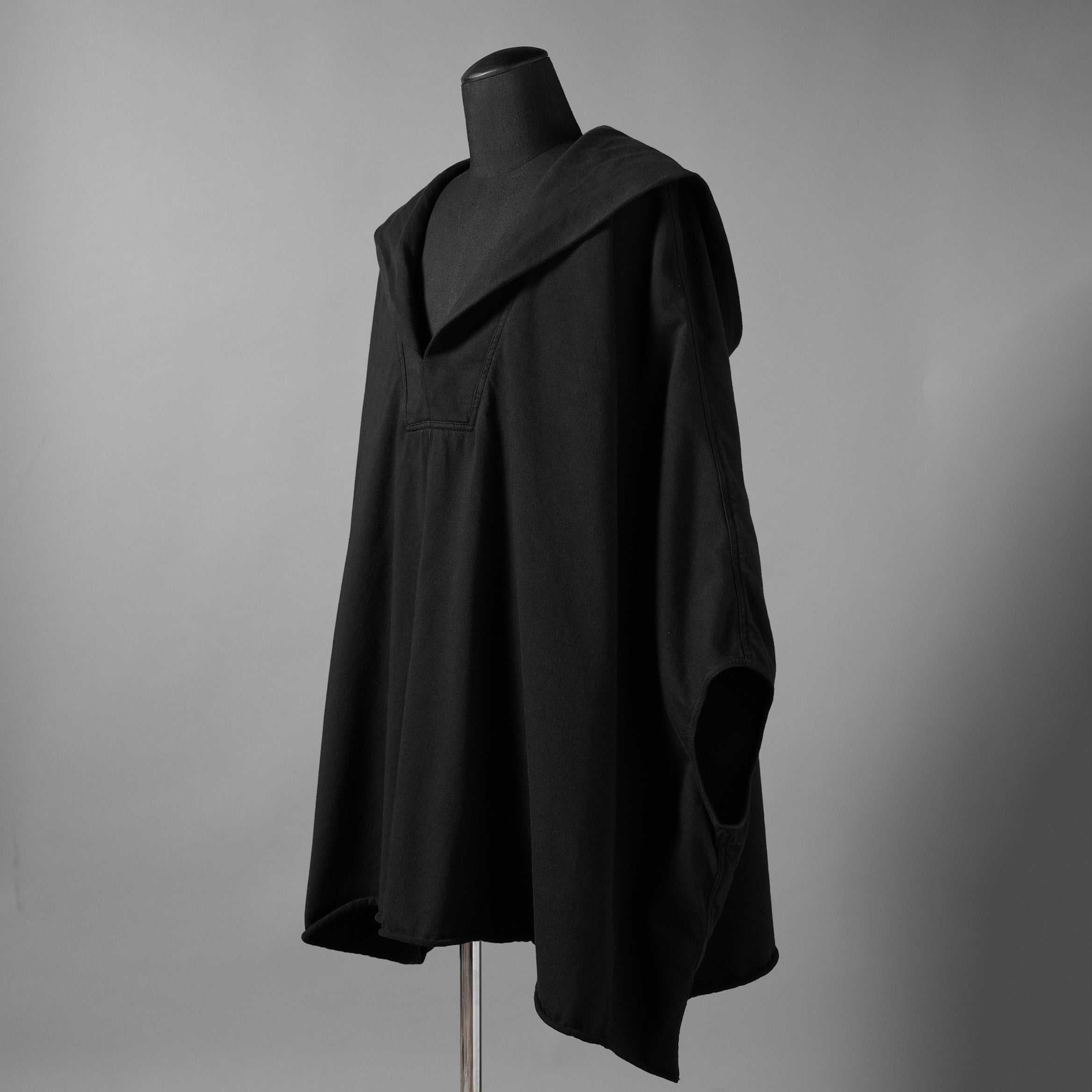 Rick Owens リックオウエンス / 25SS HOODED KAFTAN フーデッド カフタン ドレス / RR02C7683-CHWSR / ONE SIZE (BLACK)