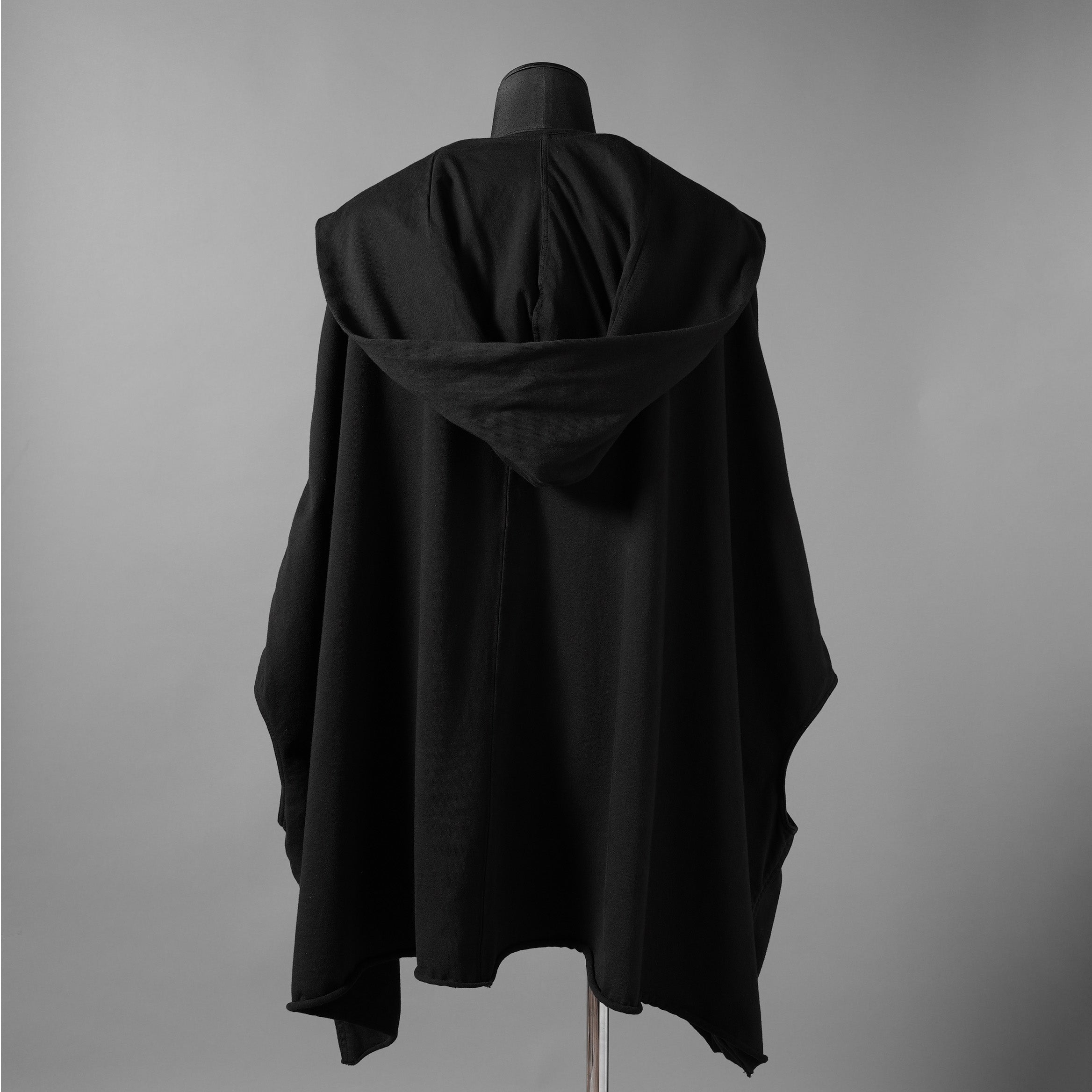 Rick Owens リックオウエンス / 25SS HOODED KAFTAN フーデッド カフタン ドレス / RR02C7683-CHWSR / ONE SIZE (BLACK)