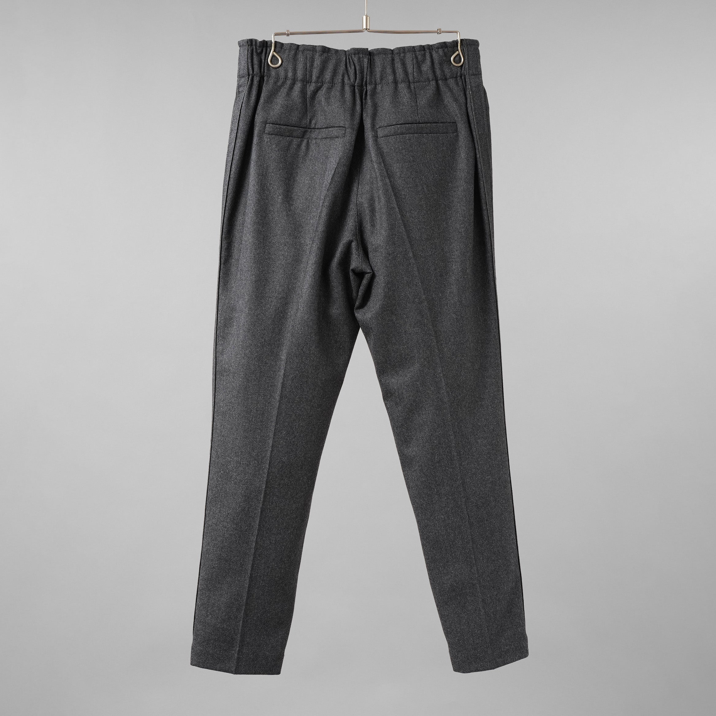 BRUNELLO CUCHINELLI ブルネロクチネリ / 美品 20AW ウール イージーパンツ パンツ / ME226P7041 / size 40 (GRAY) レディース 352004-izm