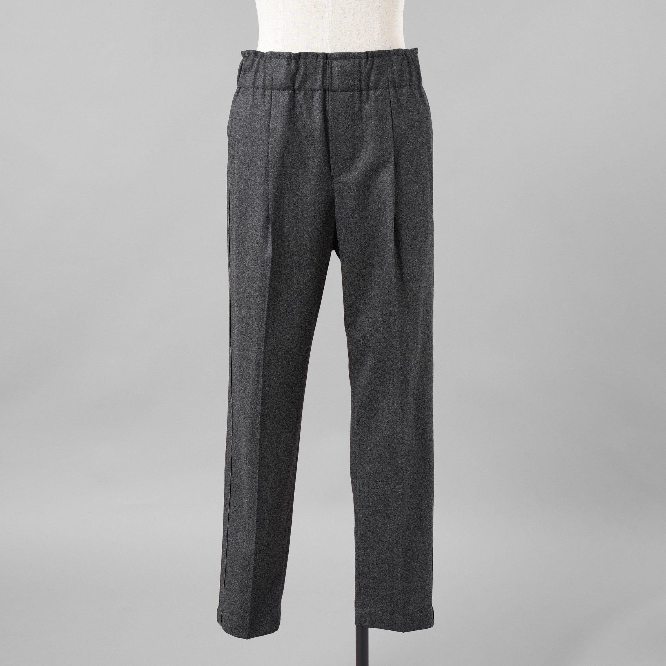 BRUNELLO CUCHINELLI ブルネロクチネリ / 美品 20AW ウール イージーパンツ パンツ / ME226P7041 / size 40 (GRAY) レディース 352004-izm
